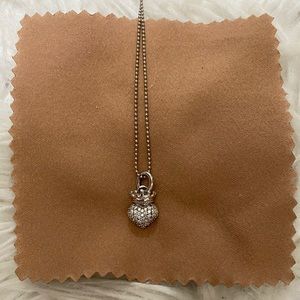 King Baby Studio Silver Heart Necklace